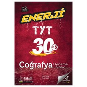 Palme Yayıncılık TYT Coğrafya Enerji 30 Deneme Sınavı