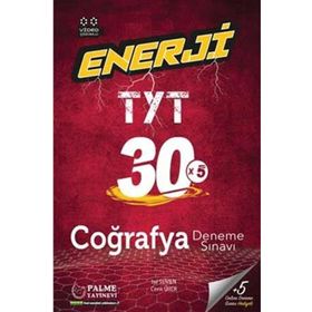 Palme Yayıncılık TYT Coğrafya Enerji 30 Deneme Sınavı