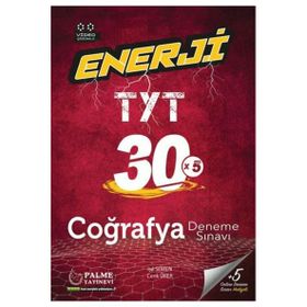 Palme Yayıncılık TYT Coğrafya Enerji 30 Deneme Sınavı