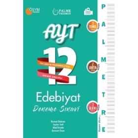 Palme Yayınevi 2022 Palmetre AYT Edebiyat 12 Deneme Sınavı