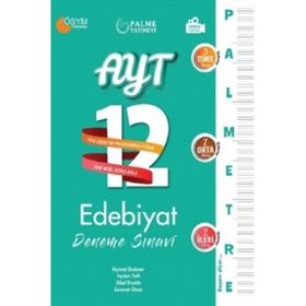 Palme Yayınevi 2022 Palmetre AYT Edebiyat 12 Deneme Sınavı