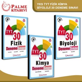 Palme Yayinevi TYT Fizik Kimya ve Biyoloji 30 Deneme Sınavı