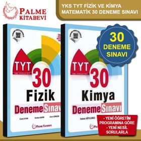 Palme Yayinevi TYT Fizik Kimya ve Biyoloji 30 Deneme Sınavı