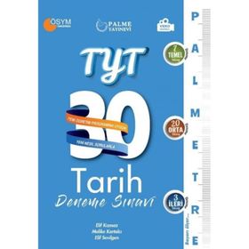 Palme Yayınevi TYT Tarih Palmetre 30 Deneme Sınavı