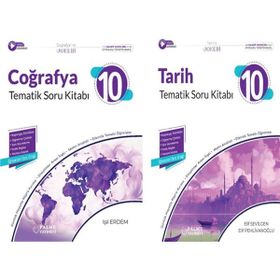 Palme Yayınları 10.Sınıf Tarih ve Coğrafya Soru Bankası Seti 2 Kitap