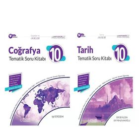 Palme Yayınları 10.Sınıf Tarih ve Coğrafya Soru Bankası Seti 2 Kitap