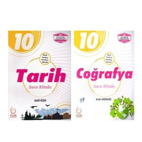 Palme Yayınları 10.Sınıf Tarih ve Coğrafya Soru Bankası Seti 2 Kitap