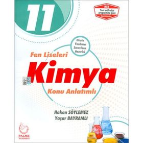 Palme Yayınları 11. Sınıf Fen Liseleri İçin Kimya Konu Anlatımı