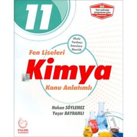 Palme Yayınları 11.Sınıf Fen Liseleri Kimya Konu Anlatımlı