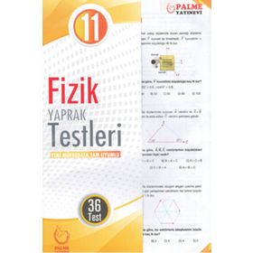 Palme Yayınları 11. Sınıf Fizik Yaprak Testleri
