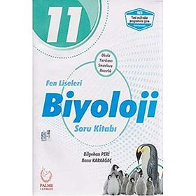 Palme Yayınları 2019 11. Sınıf Fen Liseleri Biyoloji Soru Kitabı