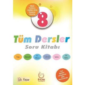 Palme Yayınları 2019 8.Sınıf Tüm Dersler Soru Kitabı