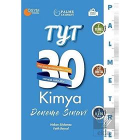 Palme Yayınları 2021 Yks Tyt Kimya Palmetre 30 Deneme Video Çözümlü
