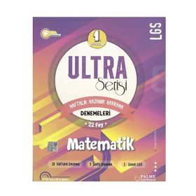 Palme Yayınları 2023 Özel LGS 8. Sınıf Matematik 1. Dönem Ultra Serisi Denemeleri
