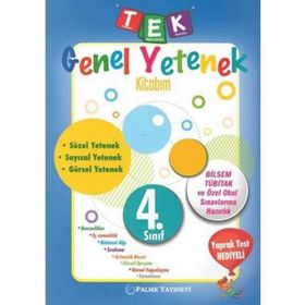 Palme Yayınları 4. Sınıf Tek Genel Yetenek Kitabım