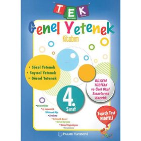 Palme Yayınları 4. Sınıf Tek Genel Yetenek Kitabım