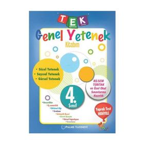 Palme Yayınları 4. Sınıf Tek Genel Yetenek Kitabım