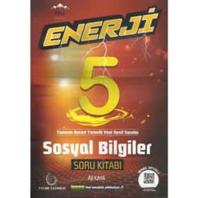 Palme Yayınları 5. Sınıf Enerji Sosyal Bilgiler Soru Kitabı