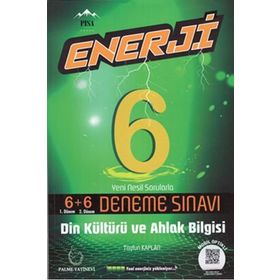Palme Yayınları 6. Sınıf Din Kültürü ve Ahlak Bilgisi 6+6 Deneme Sınavı