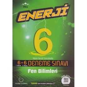 Palme Yayınları 6. Sınıf Fen Bilimleri Enerji 6+6 Deneme Sınavı