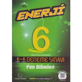 Palme Yayınları 6. Sınıf Fen Bilimleri Enerji 6+6 Deneme Sınavı