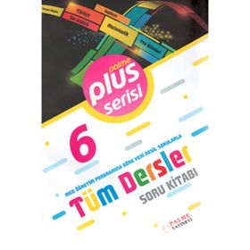 Palme Yayınları 6. Sınıf Tüm Dersler Plus Serisi Soru Kitabı