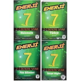 Palme Yayınları 7.sınıf Enerji Deneme Seti