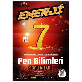 Palme Yayınları 7. Sınıf Fen Bilimleri Enerji Soru Kitabı