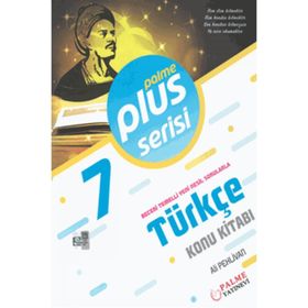 Palme Yayınları 7. Sınıf Türkçe Plus Serisi Soru Kitabı