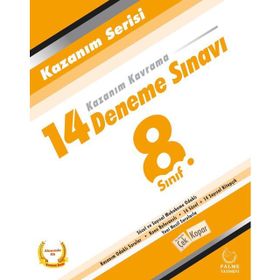 Palme Yayınları 8. Sınıf Kazanım Serisi 14 Deneme Sınavı