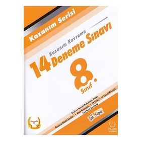 Palme Yayınları 8. Sınıf Kazanım Serisi 14 Deneme Sınavı