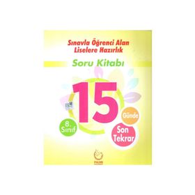 Palme Yayınları 8 Sınıf LGS 15 Günde Son Tekrar Soru Kitabı
