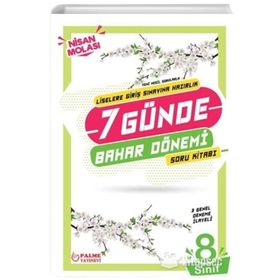 ​Palme Yayınları 8. Sınıf LGS 7 Günde Bahar Dönemi Soru Kitabı