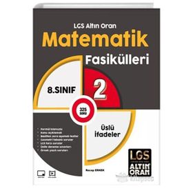 Palme Yayınları 8. Sınıf LGS Altın Oran Matematik Fasikülleri 2 Üslü İfadeler