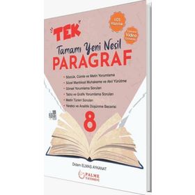 Palme Yayınları 8. Sınıf Lgs Tek Paragraf Soru Bankası