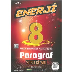 Palme Yayınları 8. Sınıf Paragraf Enerji Soru Kitabı