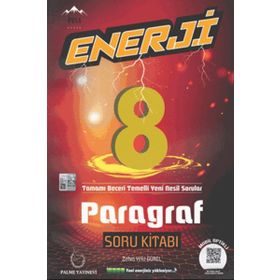 Palme Yayınları 8. Sınıf Paragraf Enerji Soru Kitabı