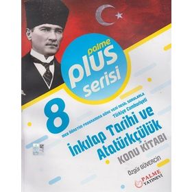Palme Yayınları 8. Sınıf T. C. İnkılap Tarihi ve Atatürkçülük Konu Kitabı Plus Serisi