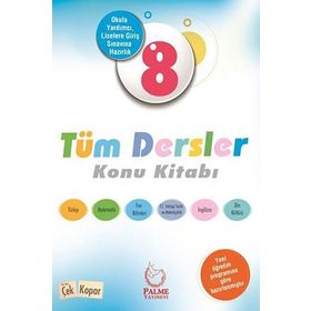 Palme Yayınları 8. Sınıf Tüm Dersler Konu Kitabı - kollektif
