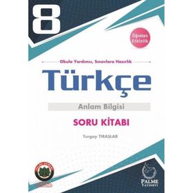 Palme Yayınları 8. Sınıf Türkçe Dil Ve Anlam Bilgisi Soru Bankası