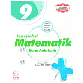 Palme Yayınları 9. Sınıf Fen Liseleri Matematik Konu Anlatımlı