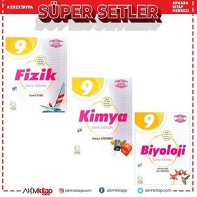 Palme Yayınları - 9. Sınıf Fizik Kimya ve Biyoloji Soru Bankası Seti 3 Kitap