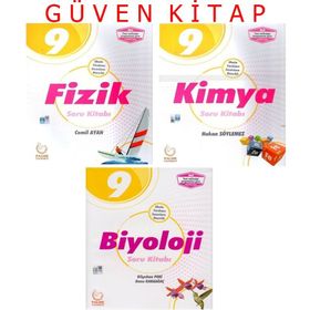 Palme Yayınları - 9. Sınıf Fizik Kimya ve Biyoloji Soru Bankası Seti 3 Kitap