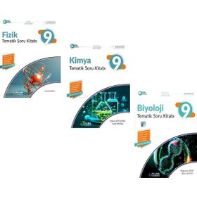 Palme Yayınları - 9. Sınıf Fizik Kimya ve Biyoloji Soru Bankası Seti 3 Kitap