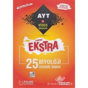 Palme Yayınları AYT 25 Biyoloji Evde Ekstra Deneme Sınavı