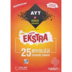 Palme Yayınları AYT 25 Biyoloji Evde Ekstra Deneme Sınavı