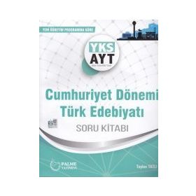 Palme Yayınları AYT Cumhuriyet Dönemi Türk Edebiyatı Soru Kitabı