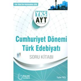 Palme Yayınları AYT Cumhuriyet Dönemi Türk Edebiyatı Soru Kitabı