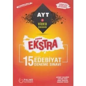Palme Yayınları AYT Edebiyat Evde Ekstra 15 Deneme Sınavı