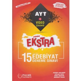 Palme Yayınları AYT Edebiyat Evde Ekstra 15 Deneme Sınavı